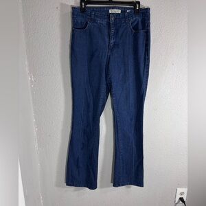 Classic Dark Blue Flare Jeans